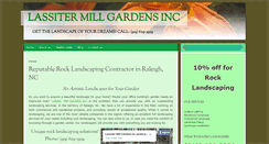 Desktop Screenshot of lassitermillgardens.com